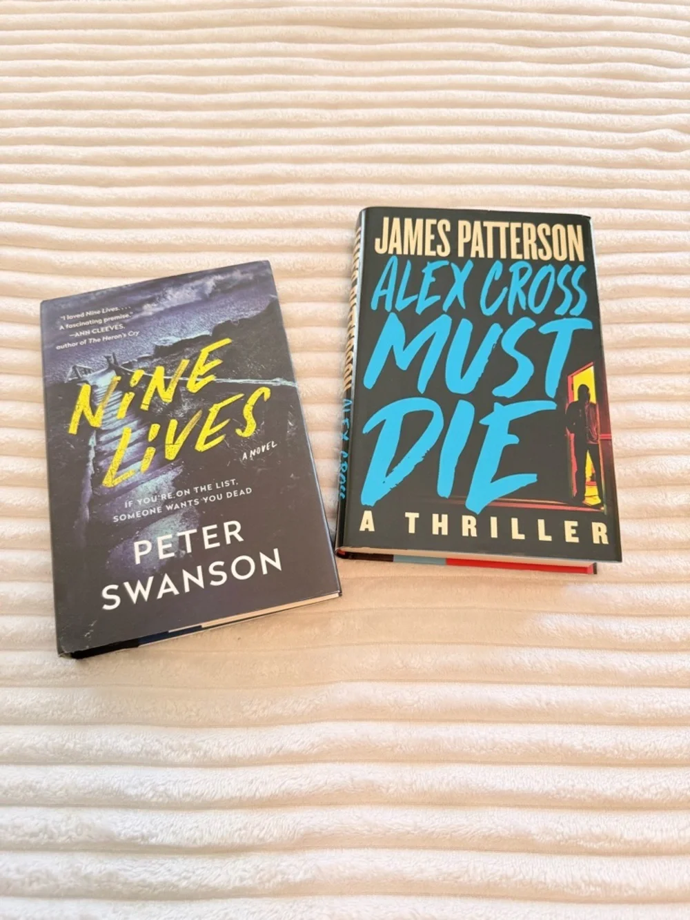 Alex Cross Must Die Hardcover Thriller - Black & Blue Cover